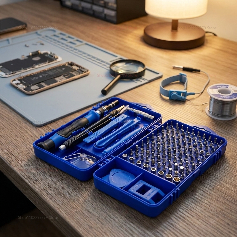 Electronics Repair Gadgets - 115-in-1 Multifunktionaler Schraubendreher-Satz Elektronik-Reparaturwerkzeuge für Computer