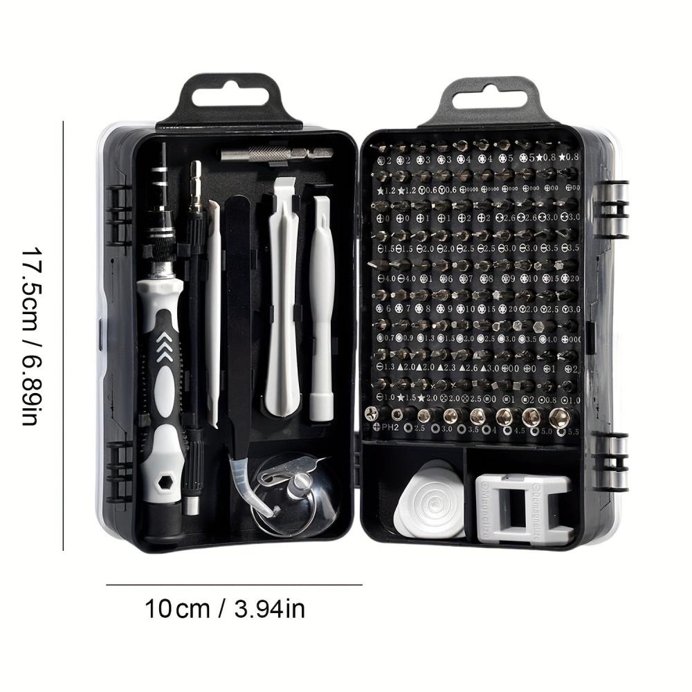 Electronics Repair Gadgets - 115-in-1 Präzisions-Schraubendreher-Set, Mini-Professionelles Magnetisches Reparaturwerkzeug-Set, geeignet