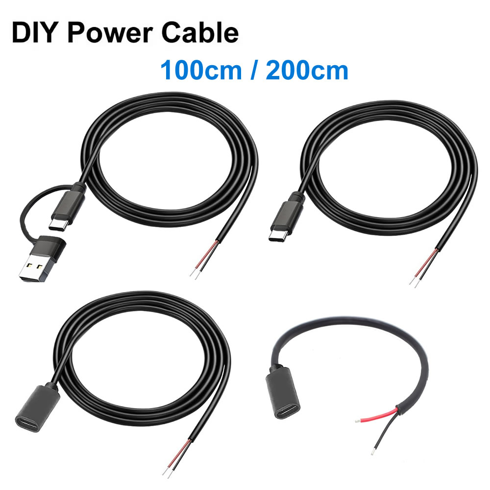 Electronics Repair Gadgets - DC 2-poliges Stromkabel USB und Typ