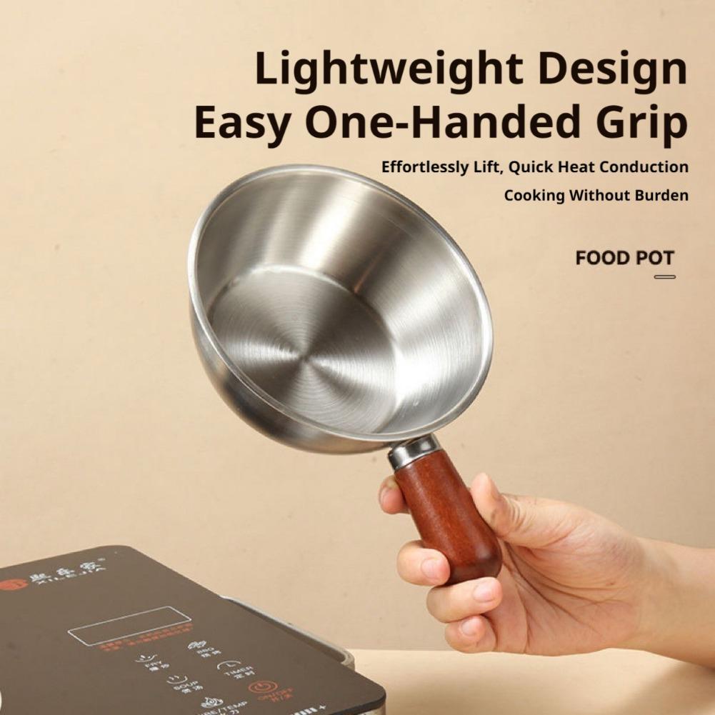 Kitchen Electronics Gadgets - Leichter Mini-Bratpfanne mit Holzgriff, Hochwertige Antihaft-Omelettepfanne