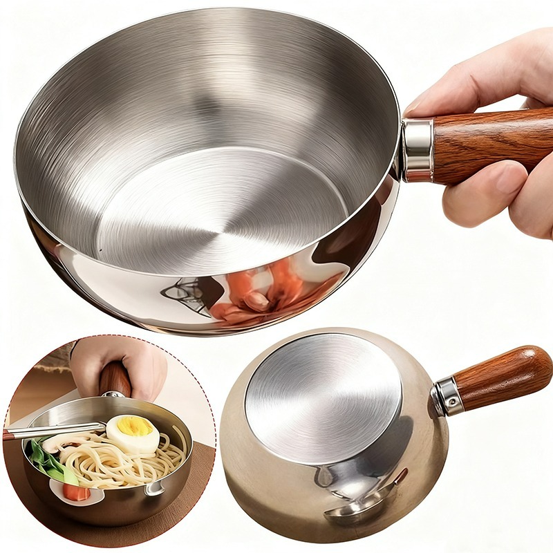 Edelstahl-Topf mit Walnussholz – Kitchen Electronics Gadgets Bewertung und Preis