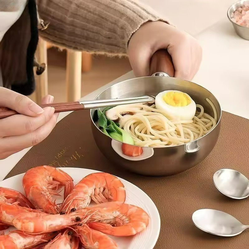 Edelstahl-Topf mit Walnussholz – Kitchen Electronics Gadgets Bewertung und Preis