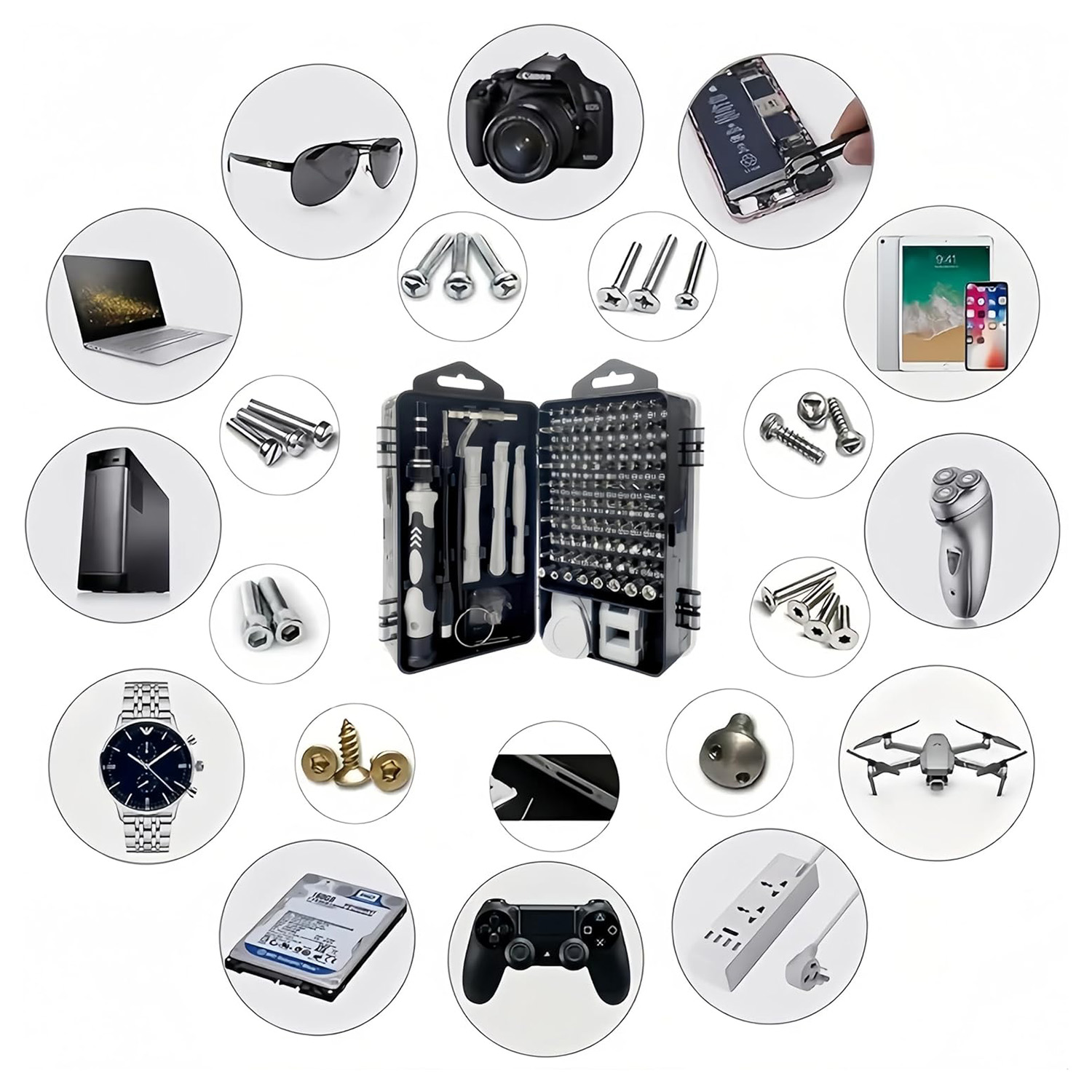 115-in-1 Präzisions-Schraubend – Electronics Repair Gadgets Bewertung und Preis