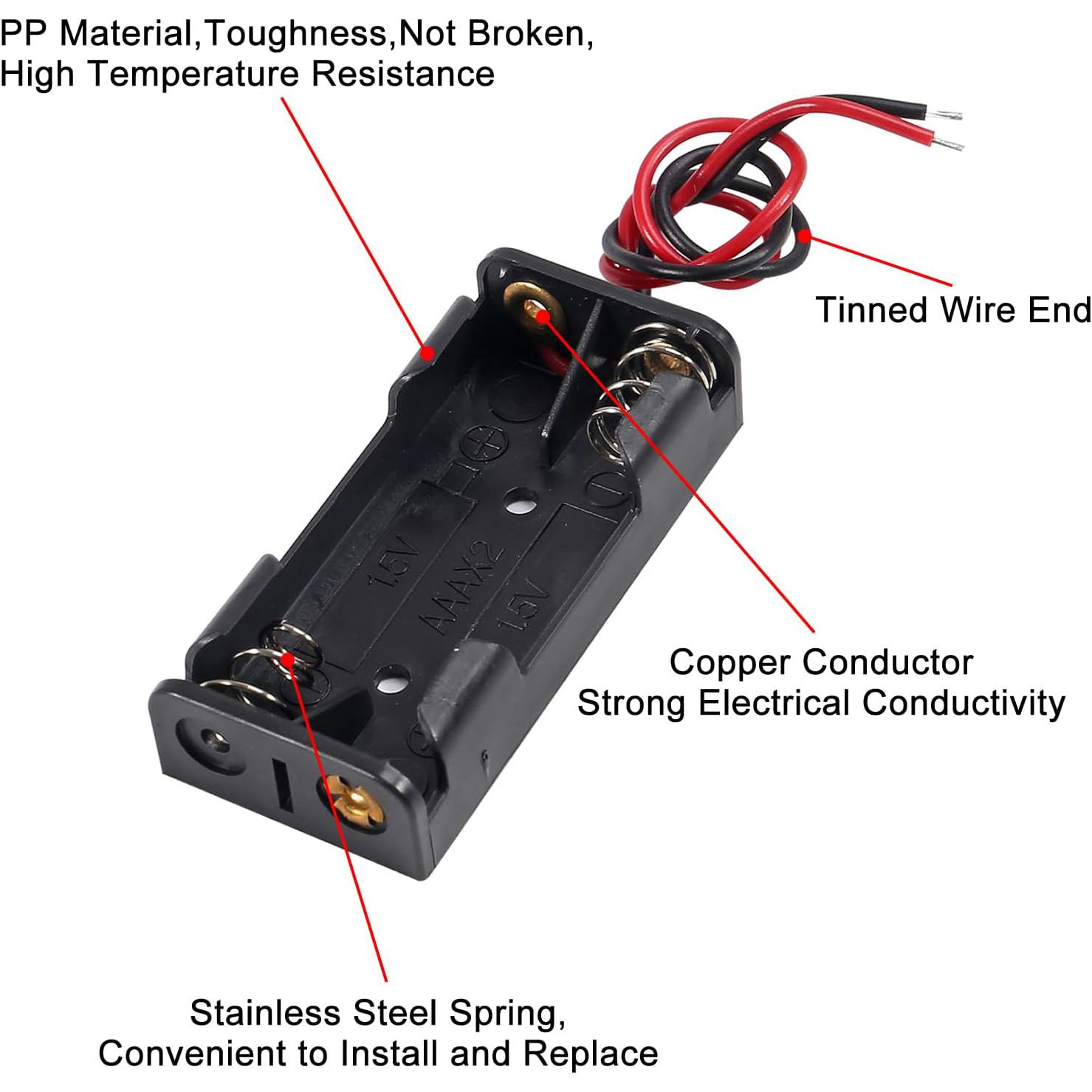 10 Stück AAA-Batteriehalter, 2 – Unique Electronics Gadgets Bewertung und Preis
