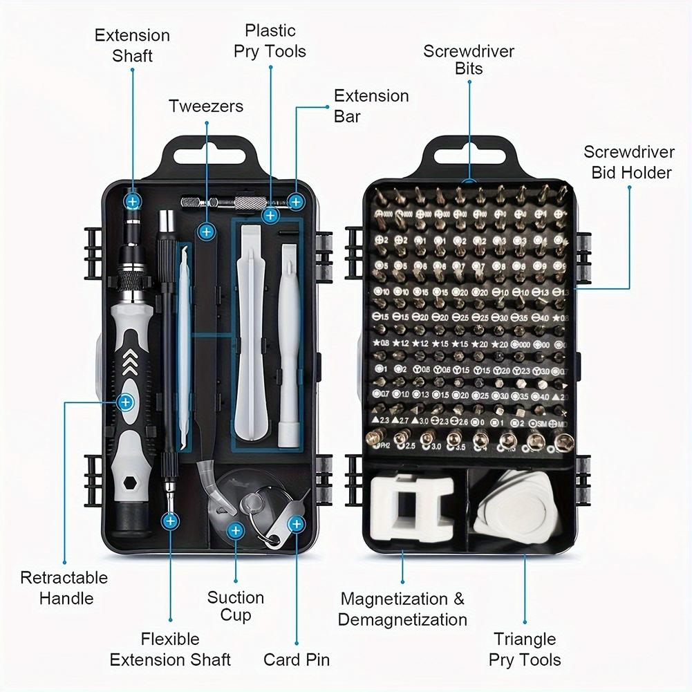 115-in-1 Präzisions-Schraubend – Electronics Repair Gadgets Bewertung und Preis