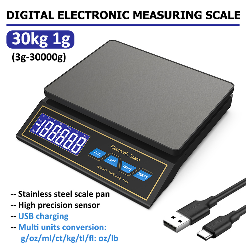 LCD Digitale Küchenwaage 30 kg – Unique Electronics Gadgets Bewertung und Preis